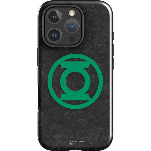 DC Comics Green Lantern Logo Black Background iPhone 16 Pro Impact Case